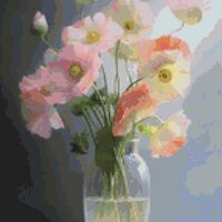 Beautiful Poppies Cross Stitch Pattern - Thumbnail 1