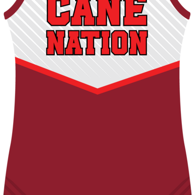 Cnwc women's cut red singlet