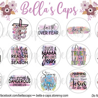 Spiritual Sayings 1" Round Digital Cabochon Image - Thumbnail 1