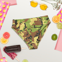 Recycled high-waisted bikini bottom - Thumbnail 5
