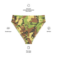 Recycled high-waisted bikini bottom - Thumbnail 10