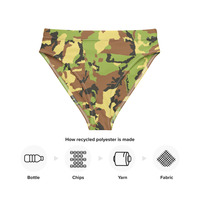 Recycled high-waisted bikini bottom - Thumbnail 12