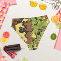 Recycled high-waisted bikini bottom - Thumbnail 15