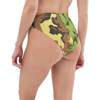 Recycled high-waisted bikini bottom - Thumbnail 16