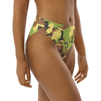 Recycled high-waisted bikini bottom - Thumbnail 24