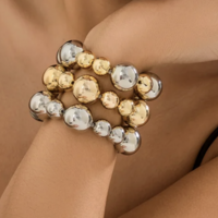 Chunky beaded bracelets stretch  - Thumbnail 6