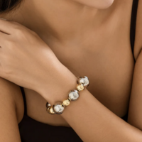 Chunky beaded bracelets stretch  - Thumbnail 7