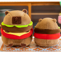 Capybara Hamburger Plush Toy - Thumbnail 3