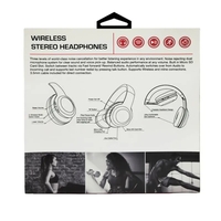 Bluetooth Compact Foldable On Ear Headphones - Dark Gray - THPBL11-055 - Thumbnail 2