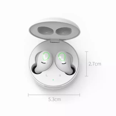 All charged up bluetooth earbuds with wireless charging pad - 723466570114