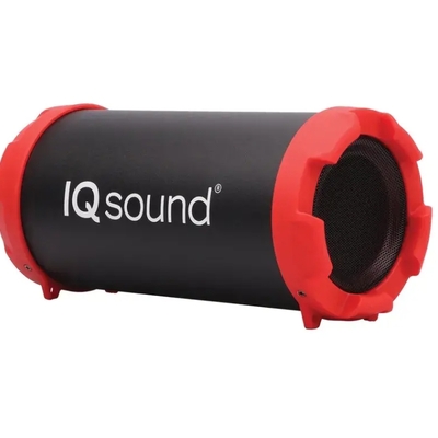 3" portable bluetooth speaker - iq-1606bt red