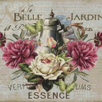 Belle Jardin Essence Cross Stitch Pattern - Thumbnail 1