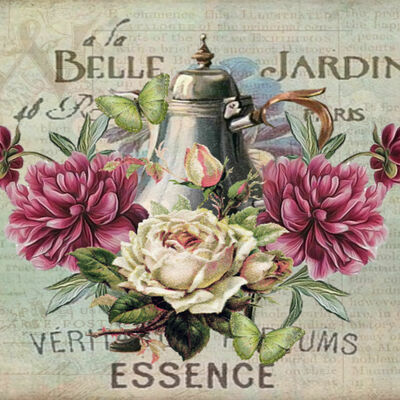 Belle jardin essence cross stitch pattern