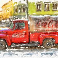 Coca Cola Trunk Cross Stitch Pattern - Thumbnail 2