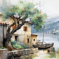 Sail Boat Cross Stitch Pattern - Thumbnail 2