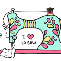 I Love To Sew Cross Stitch Pattern - Thumbnail 2