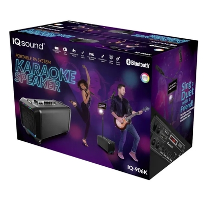 Portable pa system karaoke speaker - iq-906k