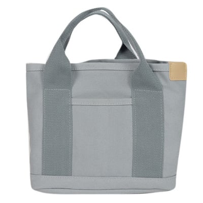 Canvas bag handbag tote women's bag handle small bag - Thumbnail 3