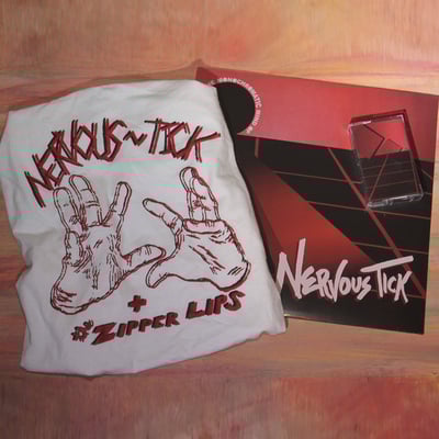 Ultimate package - nervous tick and the zipper lips - 'the monochromatic mind of nervous tick' lp