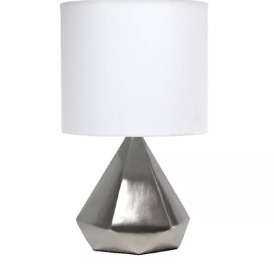 Pyramid table lamp - lt2079-slv - Thumbnail 1