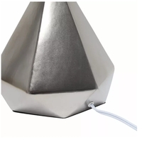 Pyramid Table Lamp - LT2079-SLV - Thumbnail 7