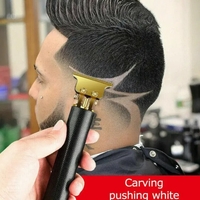 Pro Hair Clippers Trimmer Shaving Machine Beard Cutting Cordless Barber Kit Black/Gold - BLACKNGOLDTRIMMER_6A8C - Thumbnail 1