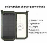 Sun Chaser Mini Solar Powered Wireless Phone Charger 10,000 mAh With LED Flood Light - 723466578244 - Thumbnail 1