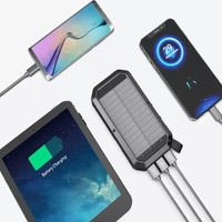 Sun Chaser Mini Solar Powered Wireless Phone Charger 10,000 mAh With LED Flood Light - 723466578244 - Thumbnail 4