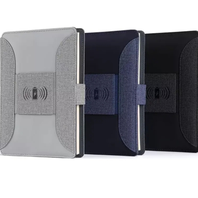 Phone charging business padfolio (gray)