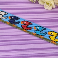 Pixel Bracelet - Friendly Riding Birds - Thumbnail 3