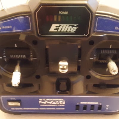 E-flite e8 72mhz 6-channel ccpm fm digital proportional rc transmitter 