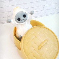 Bao Dumpling Robot Resin Art Toy Figure - Thumbnail 3