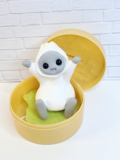 Bao Dumpling Robot Resin Art Toy Figure