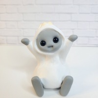 Bao Dumpling Robot Resin Art Toy Figure - Thumbnail 1