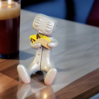 I Luv You Taco Robot Resin Art Toy Figurine  - Thumbnail 3