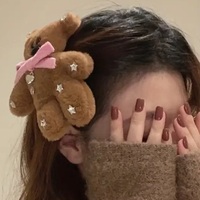 Teddy Bear Hair Clip - Thumbnail 3