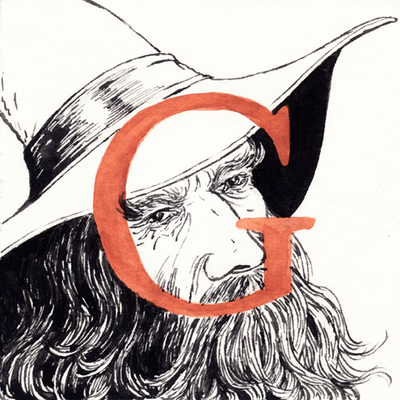 "g is for gandalf"