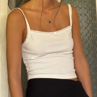 Pink Lace Bow Camisole  - Thumbnail 2