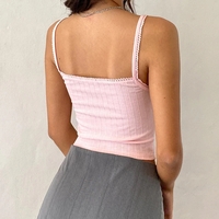 Pink Lace Bow Camisole  - Thumbnail 3