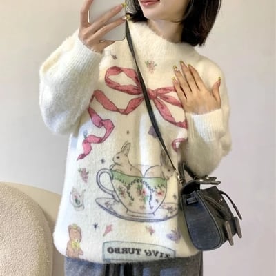 Rabbit tea cup sweater 