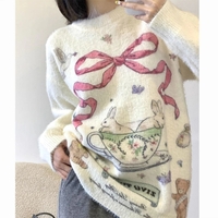 Rabbit Tea Cup Sweater  - Thumbnail 1