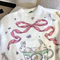 Rabbit Tea Cup Sweater  - Thumbnail 3