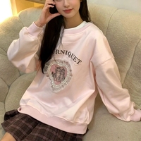 Pink Cat Heart Sweatshirt  - Thumbnail 1