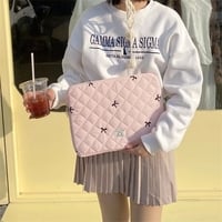 Bow Padded Sleeve Laptop Bag  - Thumbnail 4