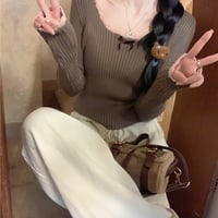 Lace Bow Sweater  - Thumbnail 8