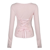 Pink Ribbon Bow Long Sleeve Shirt  - Thumbnail 5