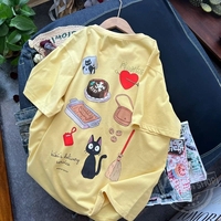 Cat Anime Short Sleeve T-shirt  - Thumbnail 1