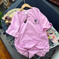 Cat Anime Short Sleeve T-shirt  - Thumbnail 4