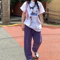 Dog Print Short Sleeve T-shirt  - Thumbnail 3