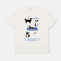 Dog Print Short Sleeve T-shirt  - Thumbnail 6